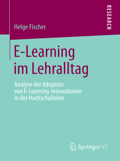 Title details for E-Learning im Lehralltag by Helge Fischer - Available
